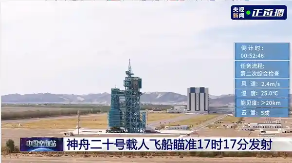 神舟二十号即将启程！三名航天员整装待发，直奔天宫