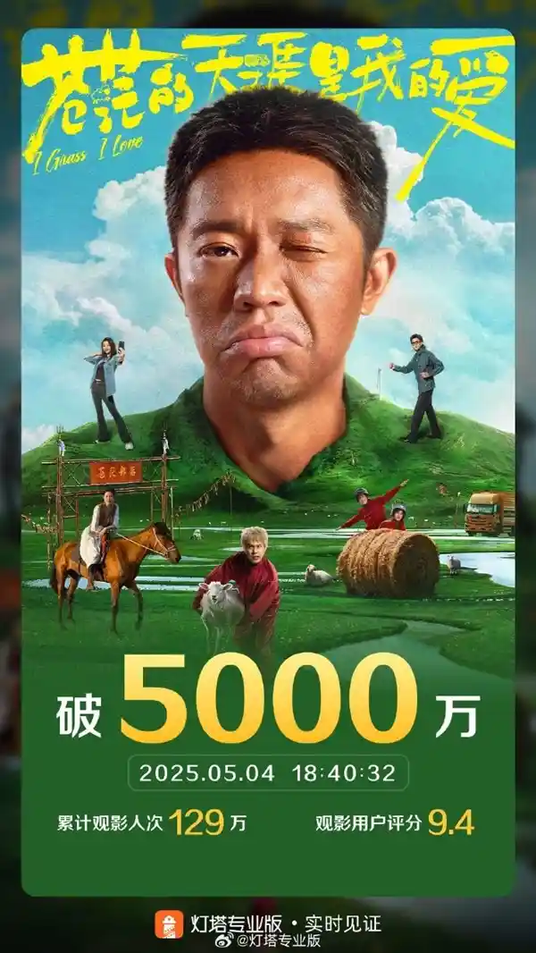 《最炫民族风》跨界大银幕！《苍茫的天涯是我的爱》喜剧爆笑票房破5000万
