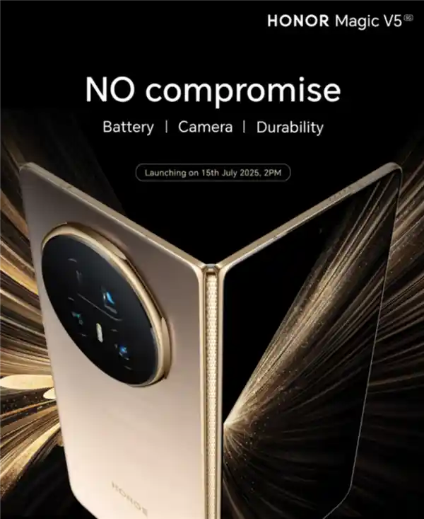 全球最轻薄折叠机来袭！荣耀Magic V5下周震撼全球首发